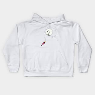 To the Moon and back Kids Hoodie